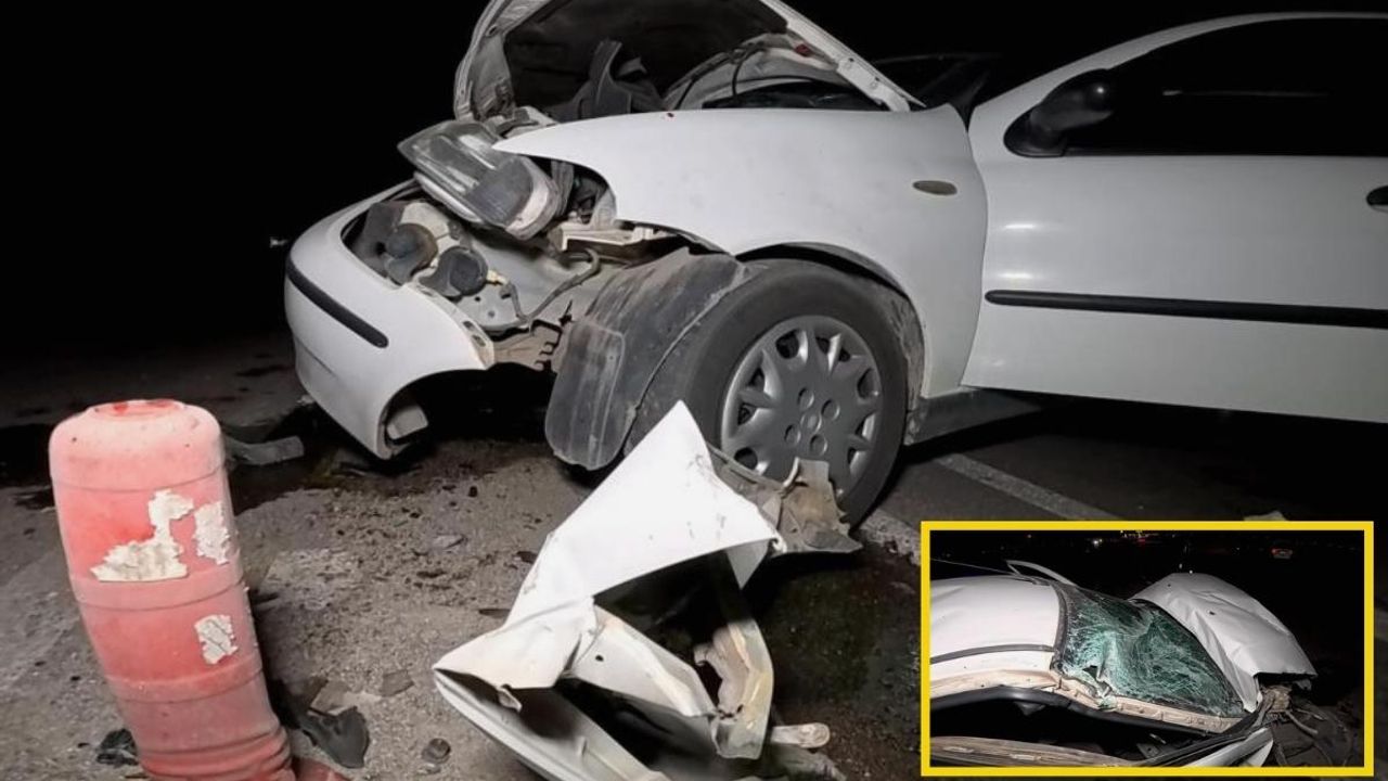 OSB'de can pazarı! Otomobil tıra çarptı