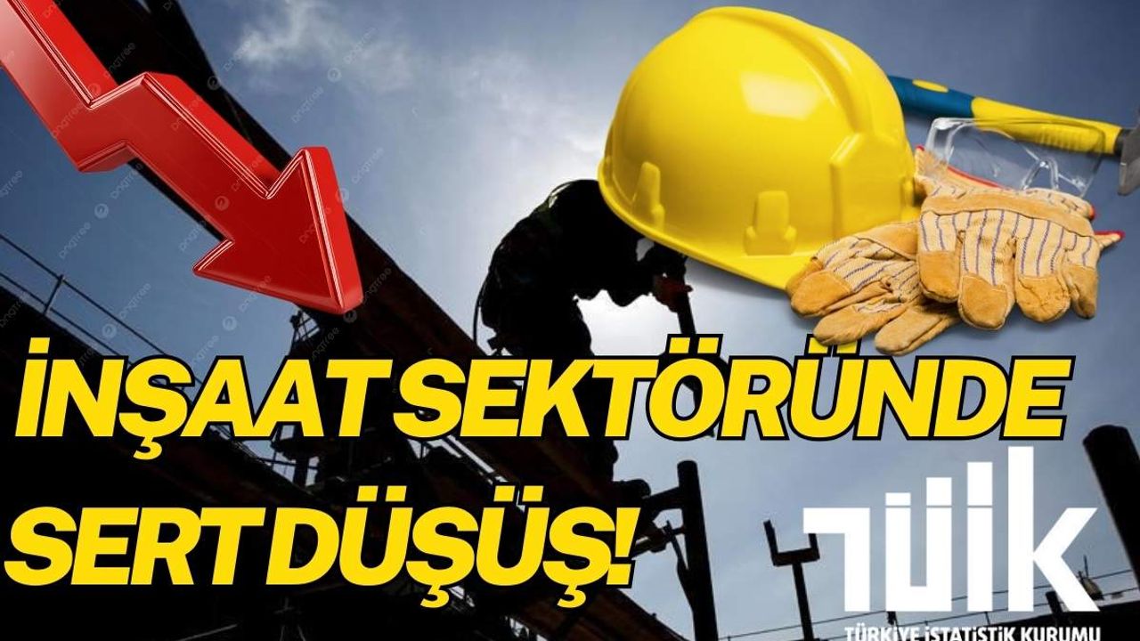 Ekonomik Güven endeksi 97,9’a Yükseldi: İnşaat sektöründe sert düşüş yaşandı!