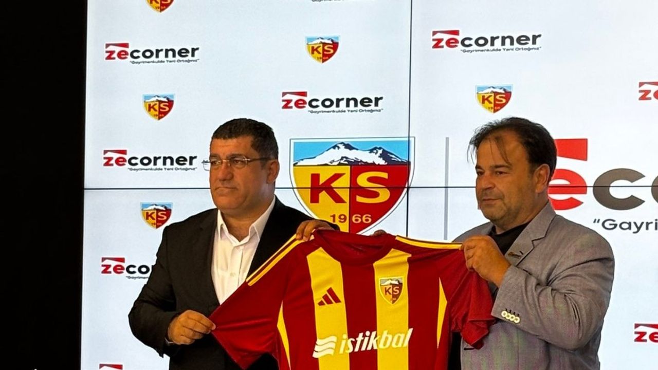 Zecorner, Kayserispor’un isim sponsoru oldu: Ziya Eren’den anlamlı destek