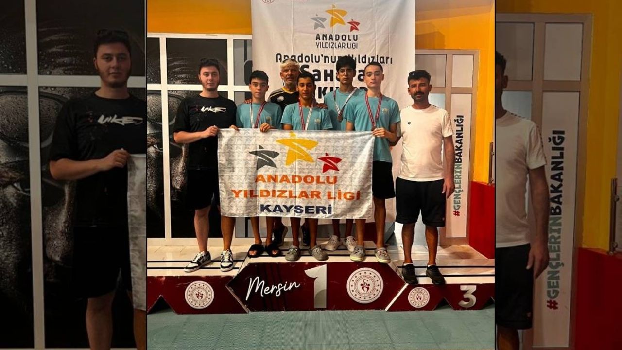 Kayserili sporcular Türkiye ikincisi oldu