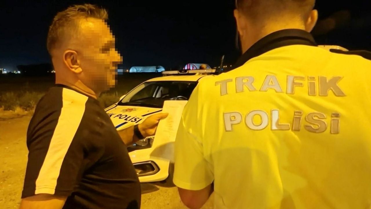 Aksaray’da cezaevi izinlisi: Çocuklarını yanına aldı alkollü araç kullandı