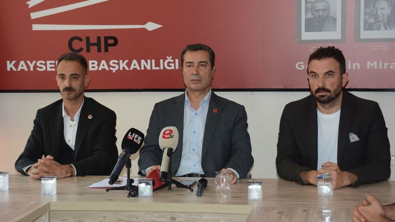 CHP Kayseri İl Başkanı Feyzullah Keskin, İlçe yönetimlerine rest çekti