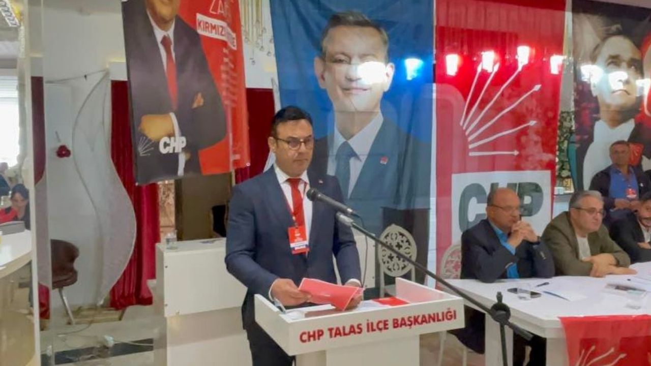 CHP Talas ilçe seçimi sonuçlandı! Yeni başkan Ergün Canbulat