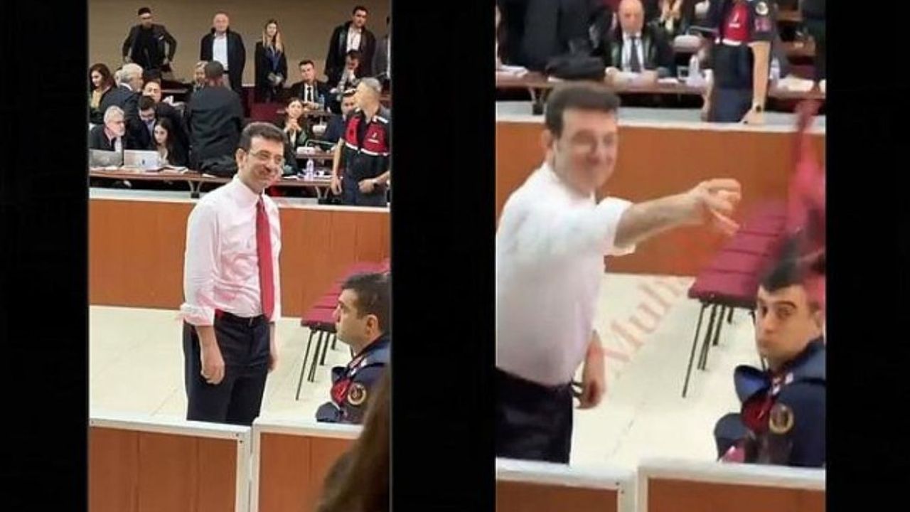 Ekrem İmamoğlu davasında dikkat çeken anlar! Kravatını attı