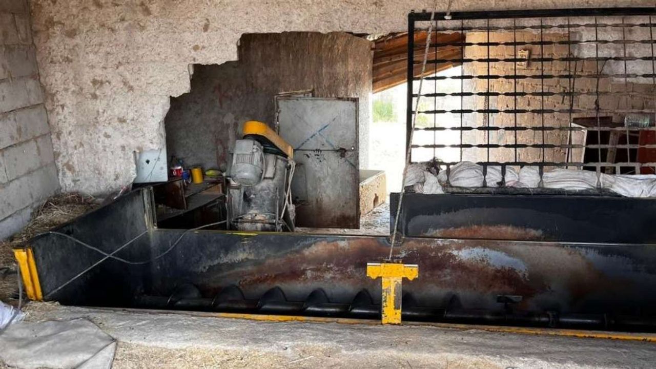 Yem karma tankına düşen işçi çevredekileri korkuttu!