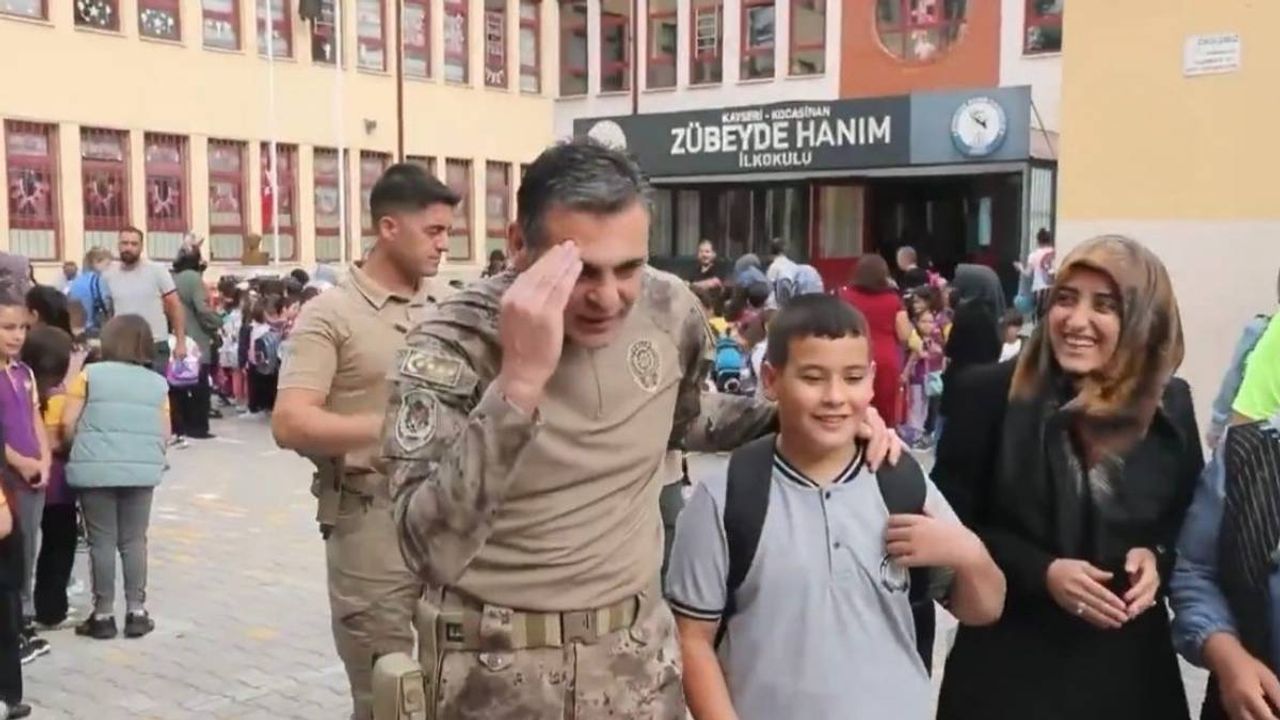 Kayseri Emniyet Müdürü’nden ilk ders sürprizi!