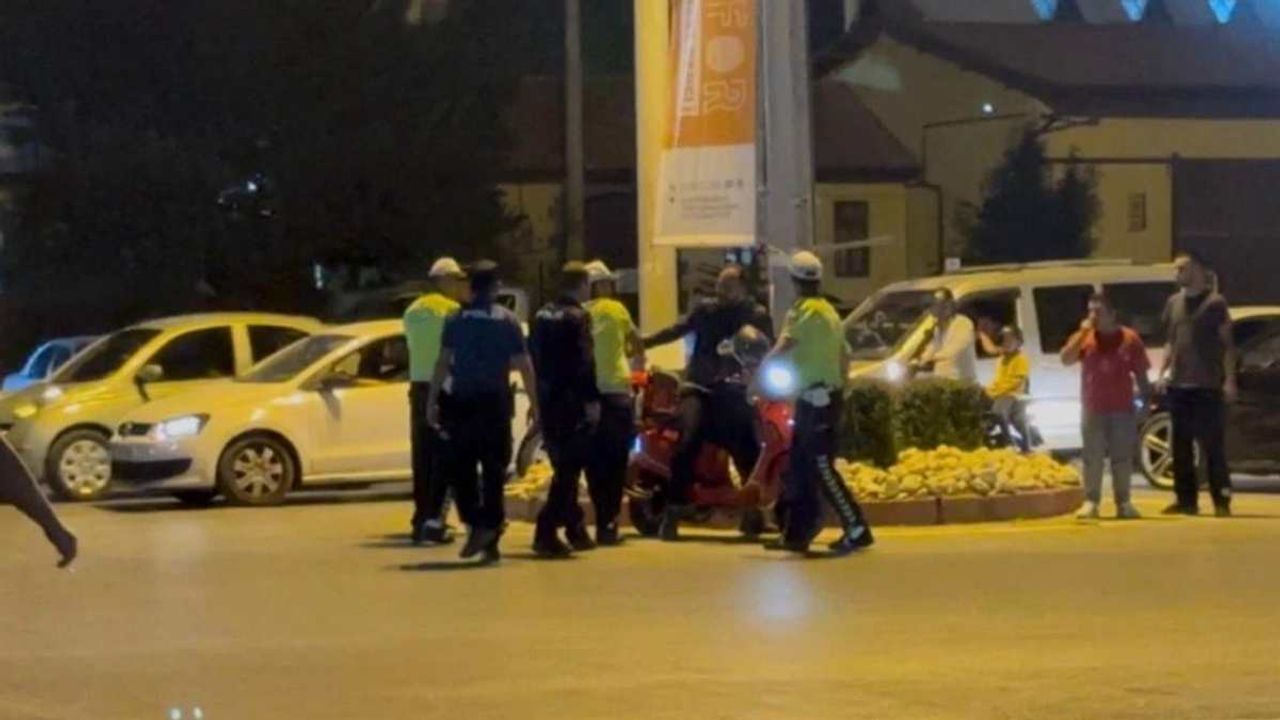 Niğde'de maç sonrası trafikte gergin anlar: Motosiklet sürücüsü yakalandı