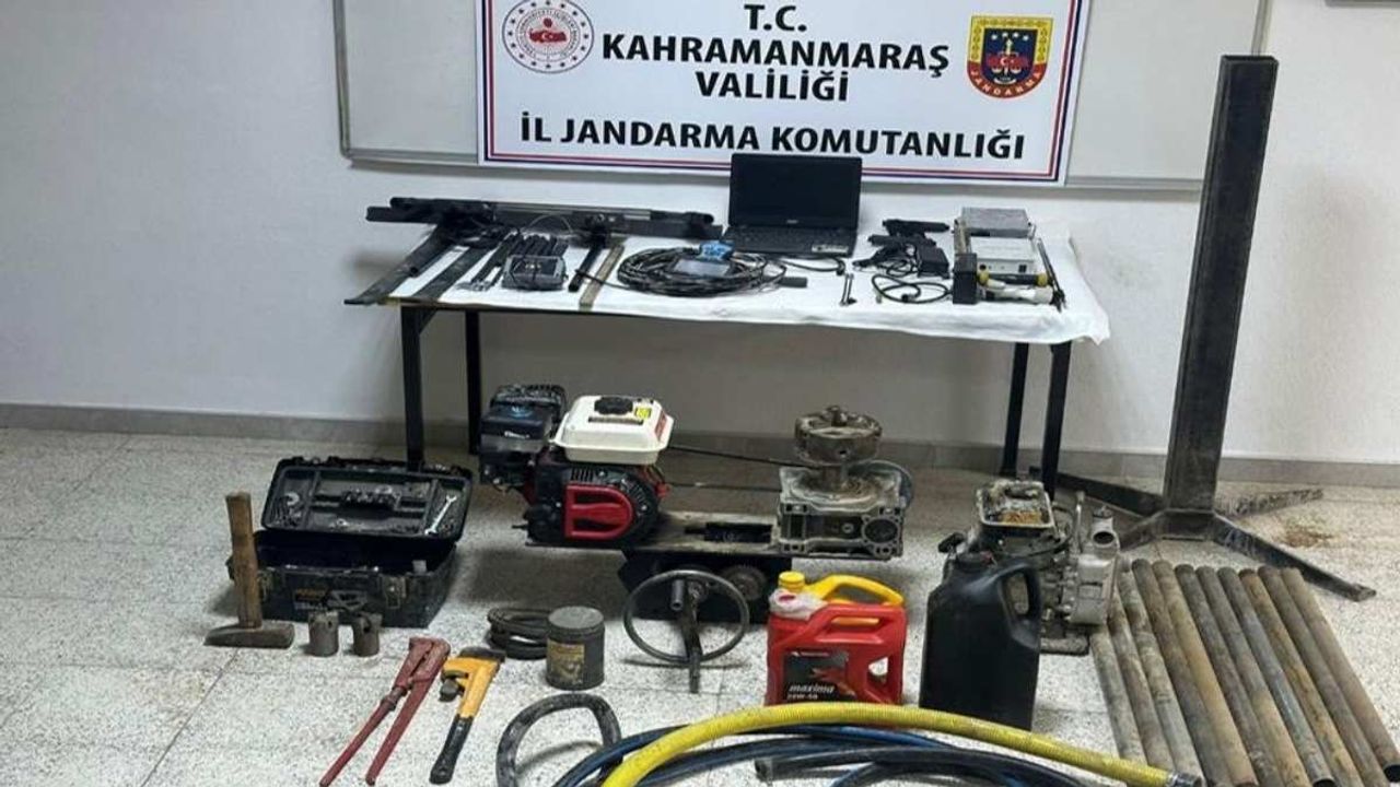 Kahramanmaraş’ta define avcılarına yönelik operasyonda 10 kişi yakalandı!