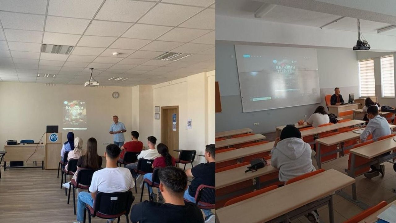 Kayseri Üniversitesi’nde İlk Ders “Filistin” Oldu