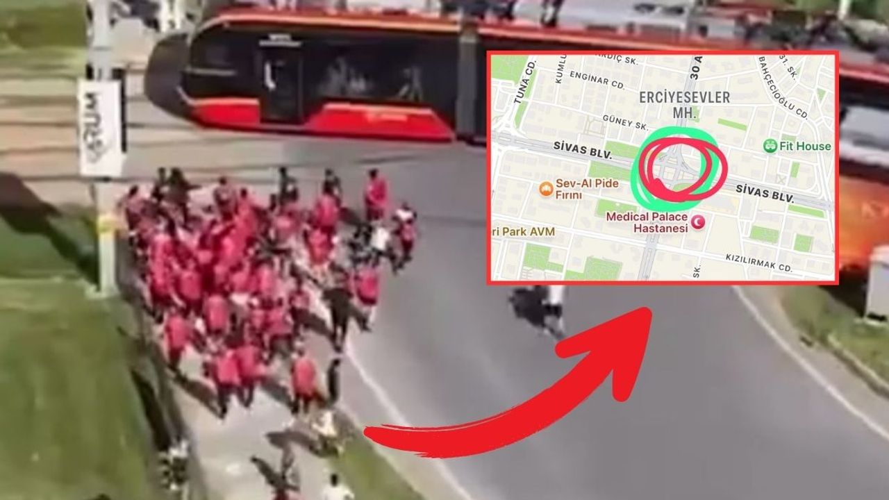 Kayseri maratonunda tramvay skandalı