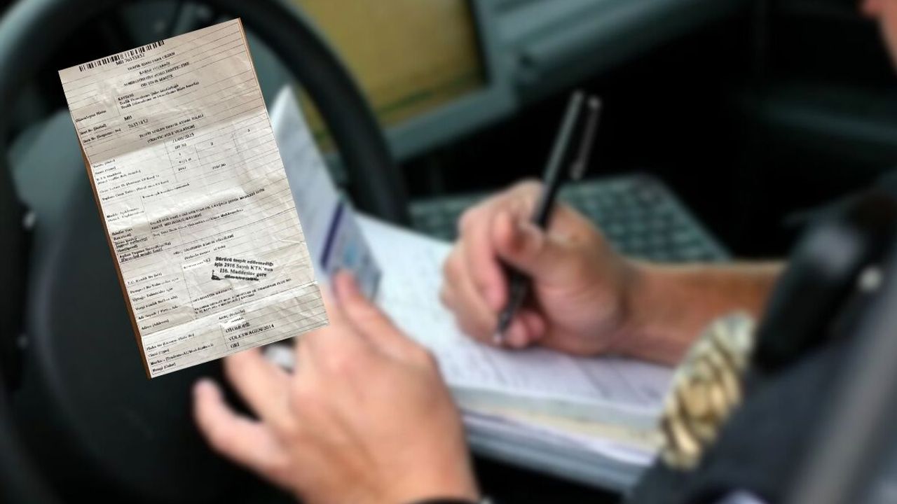 Kayseri’de olmayan araca trafik cezası kesildi!