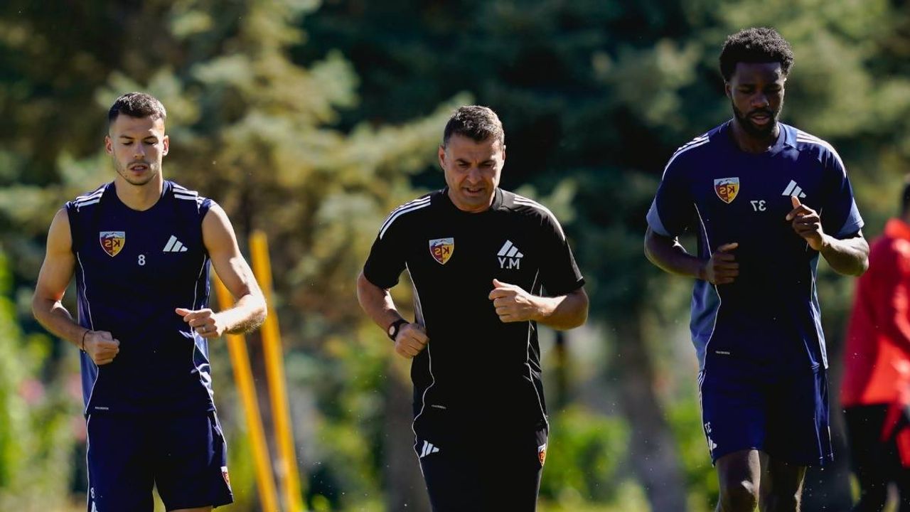 Kayserispor Antalyaspor maçı antrenmanlarına başladı