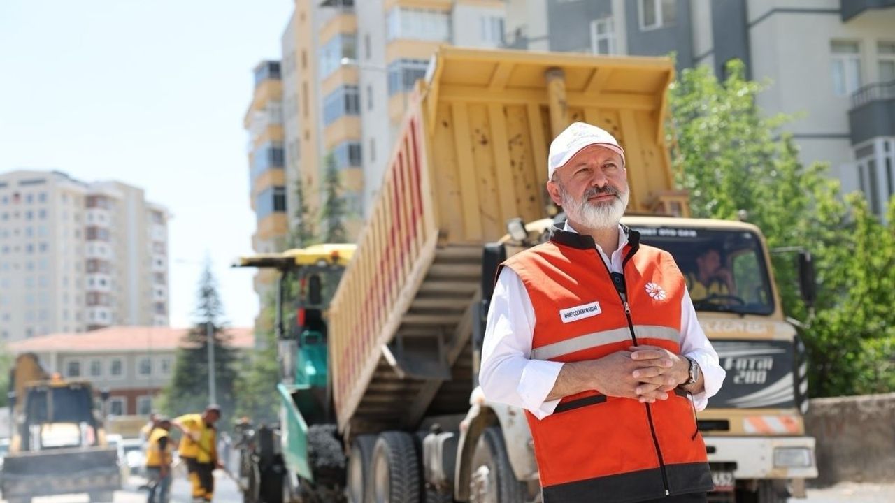 Kocasinan yol yapımında büyük seferberlik