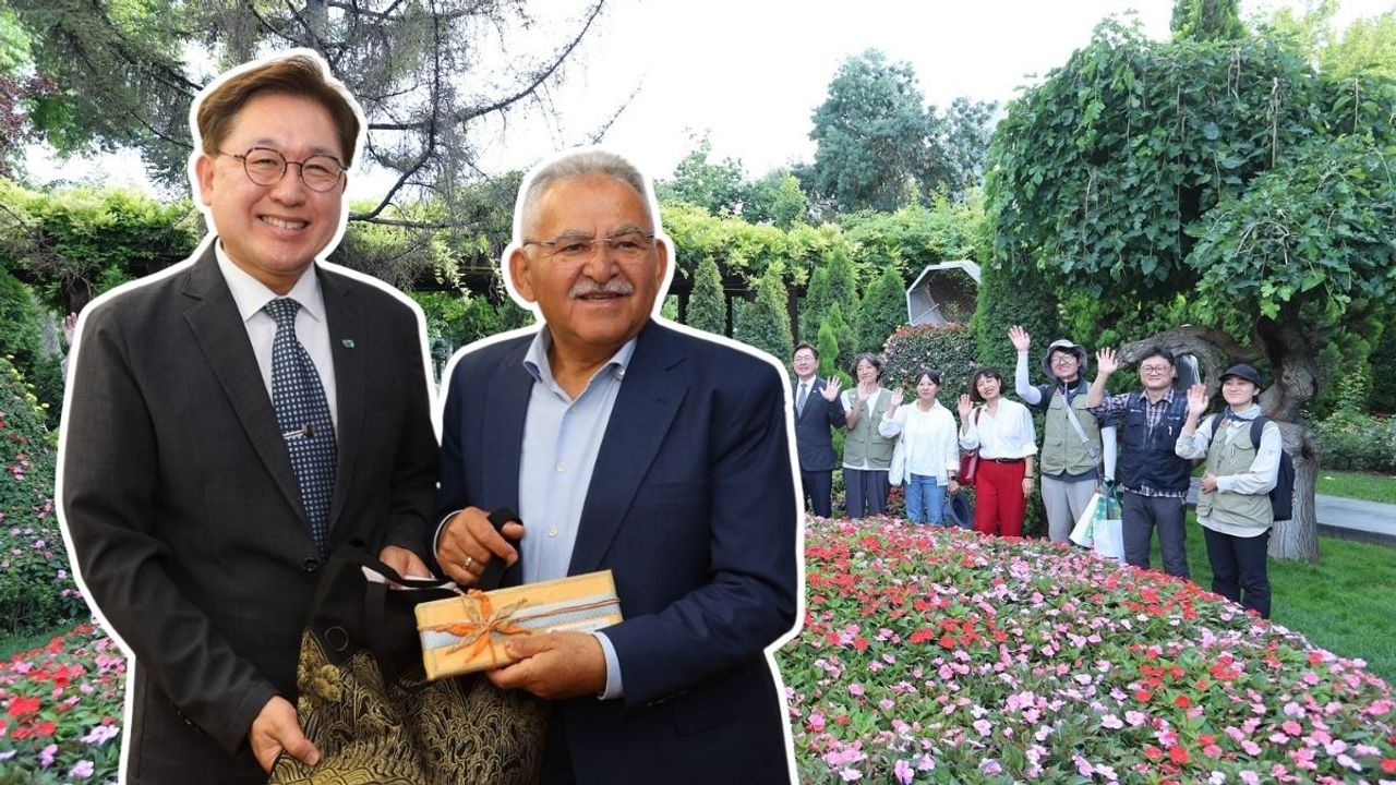 Güney Kore Kültürel Miras Heyeti, Başkan Büyükkılıç’ı ziyaret etti