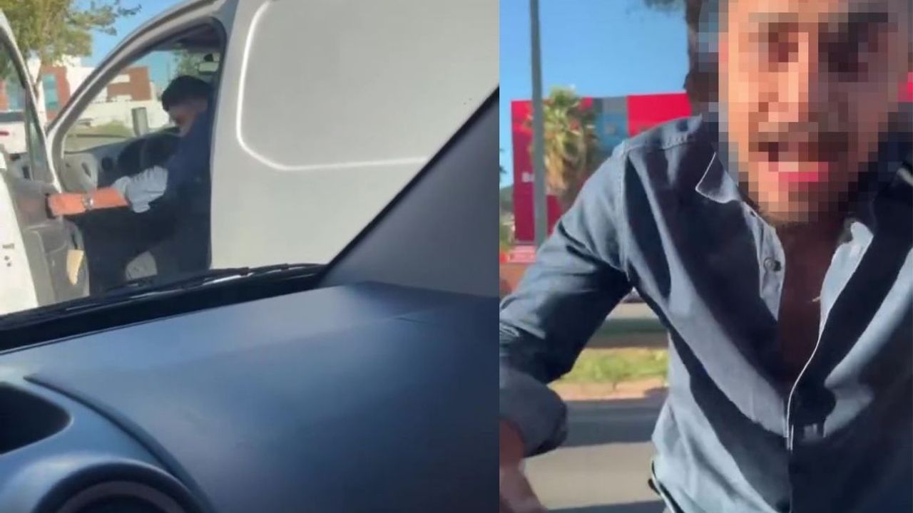 Kahramanmaraş'ta trafik magandası camı yumruklayarak kırdı