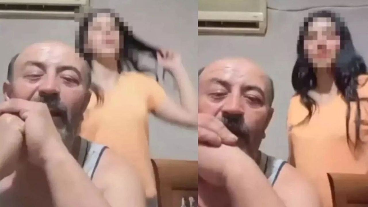 TikTok'ta rezalet! Kızını oynatarak para kazanmaya çalışan baba tepki topladı