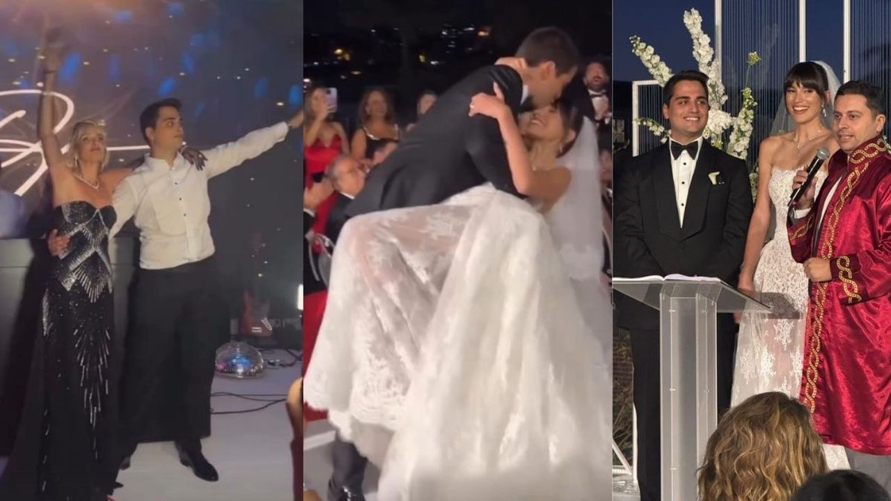 Kayserili iş insanı Tuncay Özilhan'ın torunu Boğaz’da görkemli düğünle evlendi!