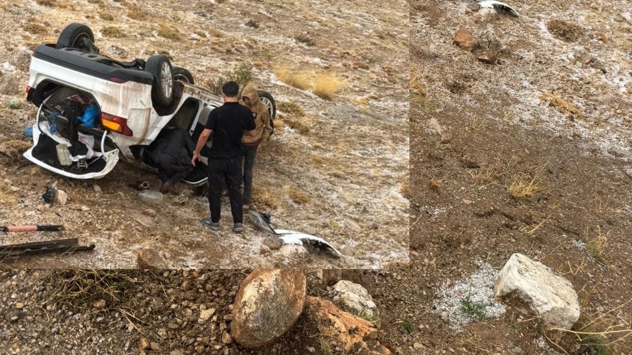 Akıl almaz kaza: Takla atarak durabildi!