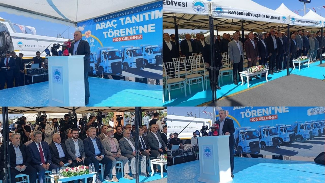 Kayseri’de Araç Tanıtım Töreni: Yeni Araçlar Şehre Hizmet İçin Hazır!