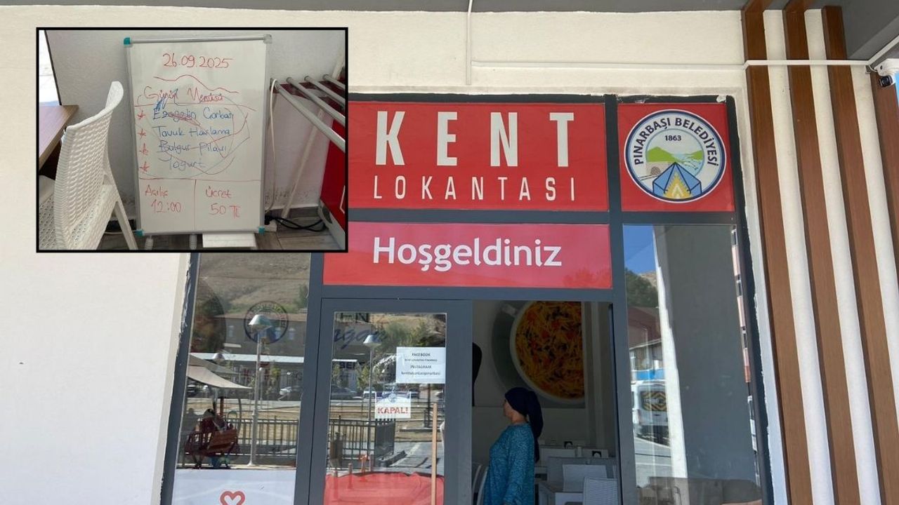 Pınarbaşı kent lokantasında 50 TL’ye 4 çeşit lezzet
