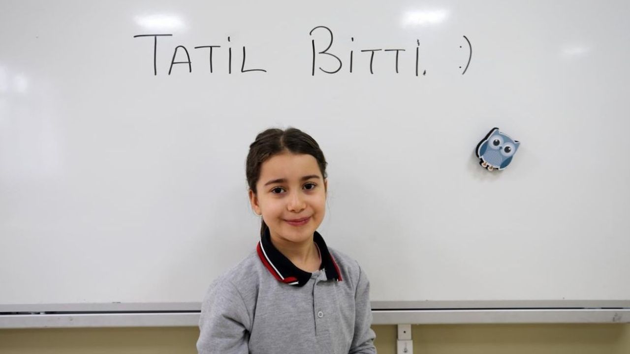 Tatil bitti: İlk ders zili yarın çalacak