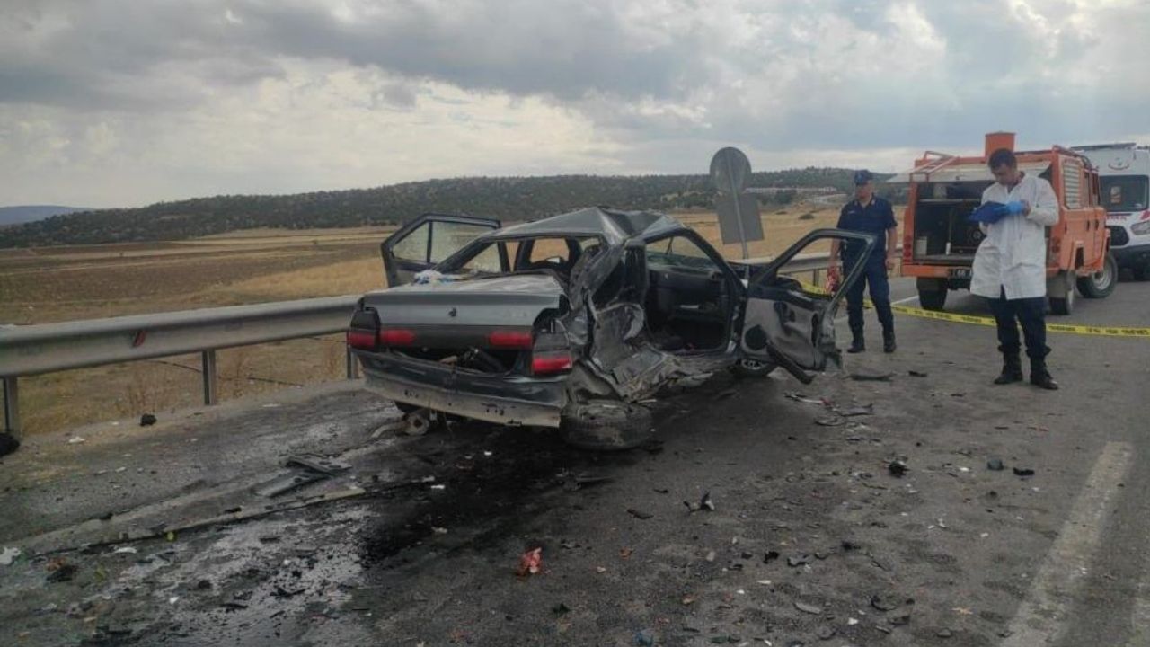 Yozgat’ın çekerek ilçesinde kaza: 1 ölü 3 yaralı