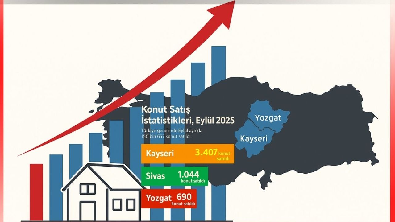 TÜİK konut satışları açıklandı! Kayseri’de 3 bin 407 konut satıldı!