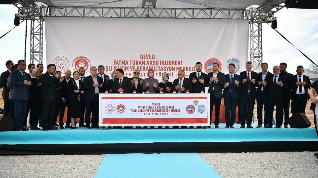 Kayseri Develi’ye yeni huzurevi! Bakan Göktaş: Sosyal vizyonu güçlendiriyoruz