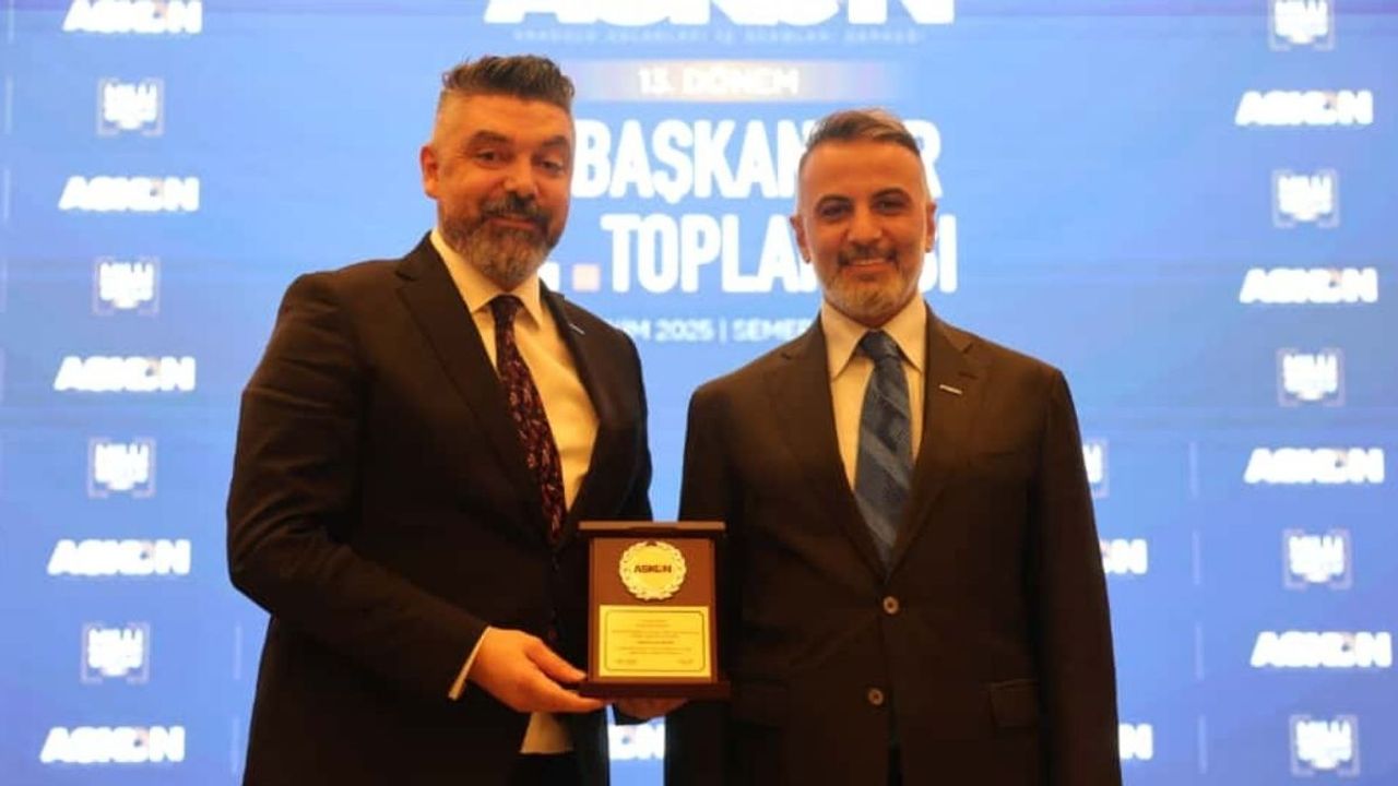 ASKON Kayseri Şubesi’ne “Yılın zirvesi” ödülü