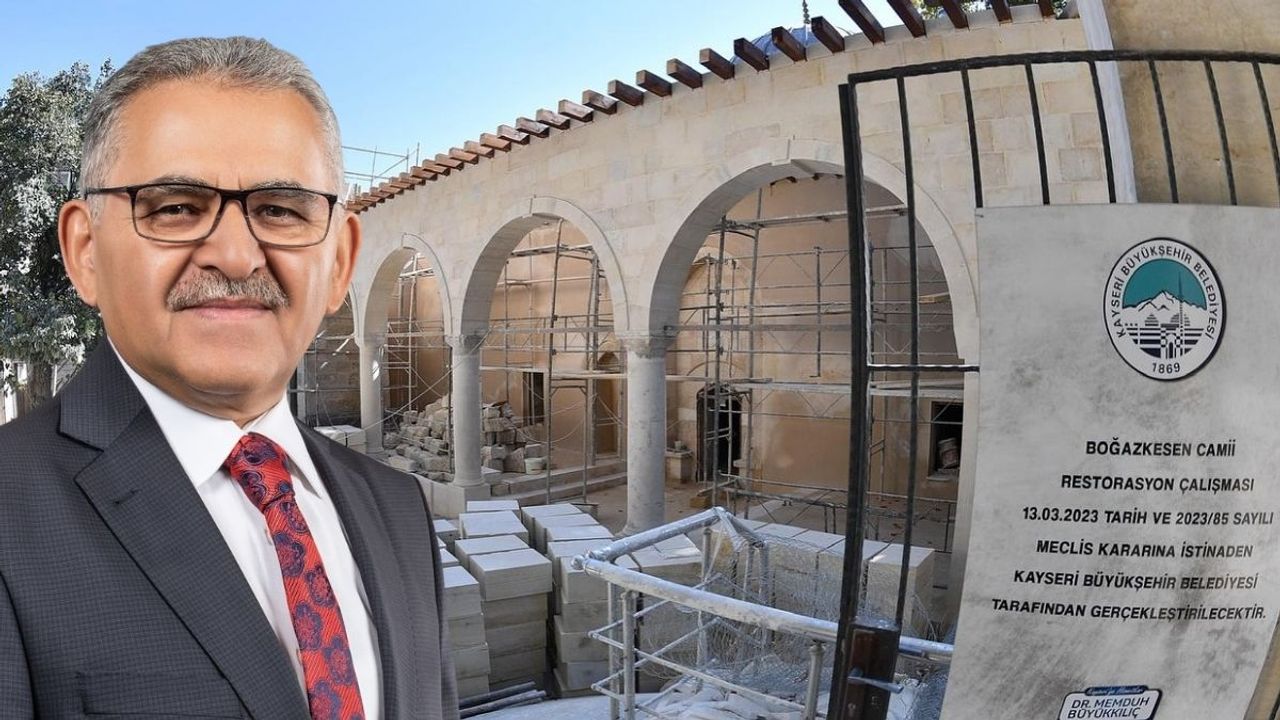 Başkan Büyükkılıç: Boğazkesen Camii 6 Şubat’a yetişecek