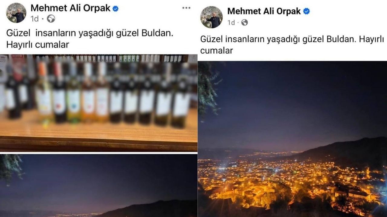 CHP’li Başkan'ın paylaşımı olay yarattı: Alkol şişeleriyle Cuma mesajı yayımladı!