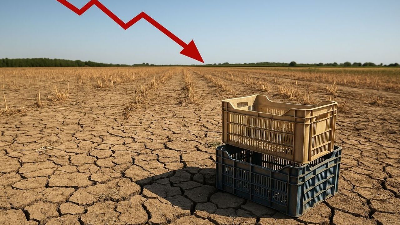 Tarımda tehlike çanları! 2025’te üretim sert düşüyor