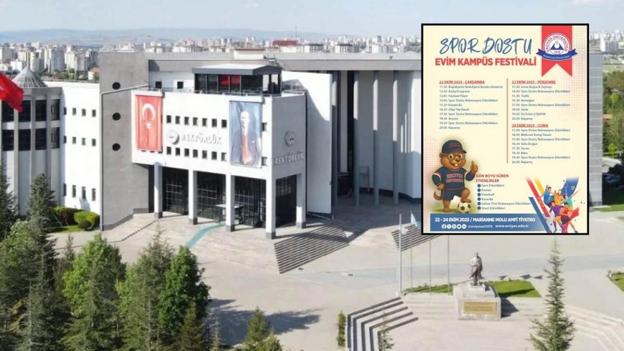 'Evim Kampüs' festivali başlıyor: Üç gün boyunca spor ve müzik rüzgârı esecek!