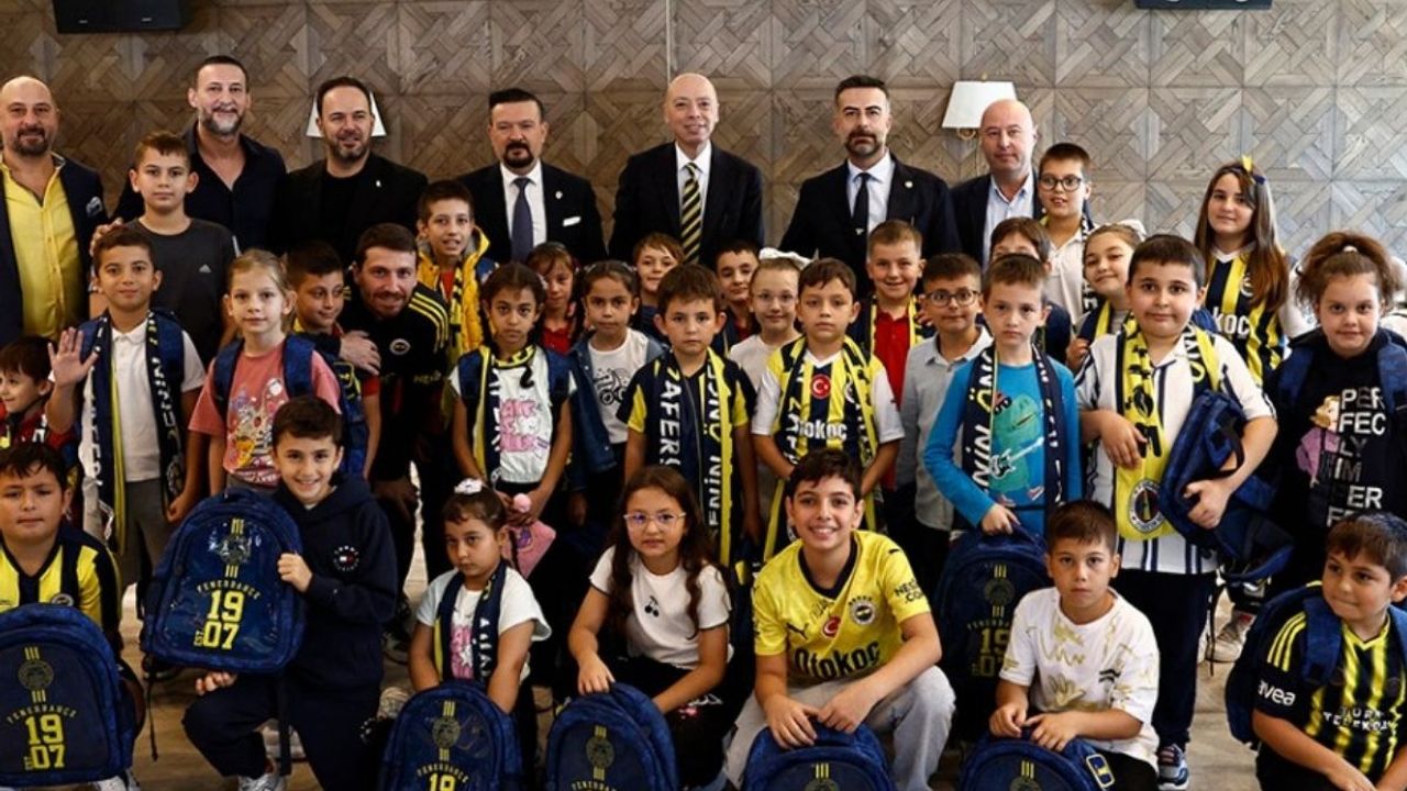 “Her Deplasman Bir Okul” projesiyle Fenerbahçe’den eğitime tam destek