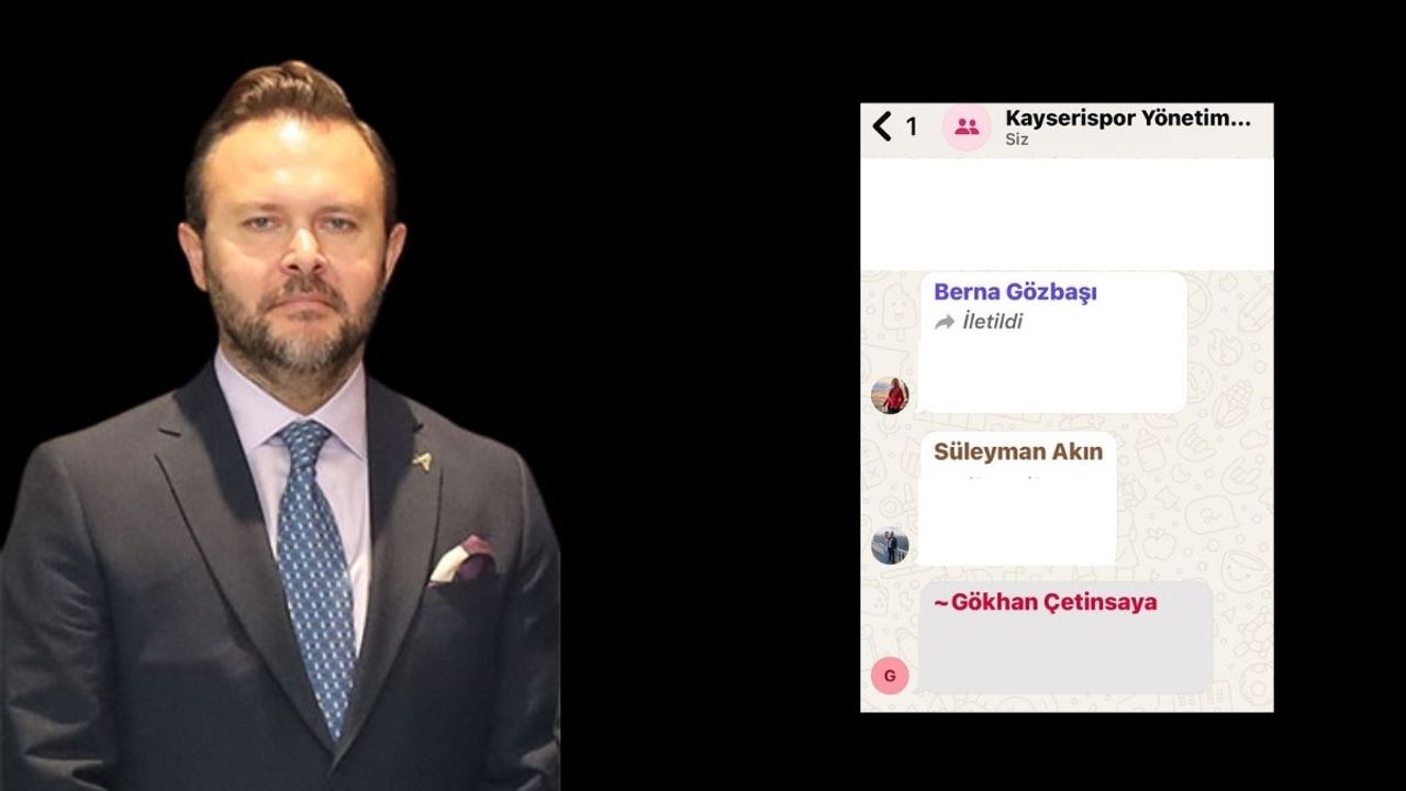 Gökhan Çetinsaya’nın Kayserispor yöneticisi olduğuna dair belgeler yayınlandı