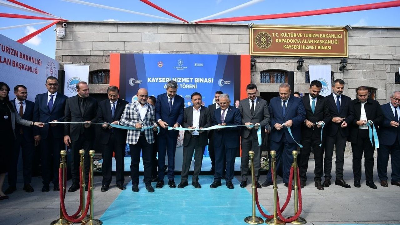 Kapadokya Alan Başkanlığı’nın Kayseri Hizmet Binası törenle açıldı