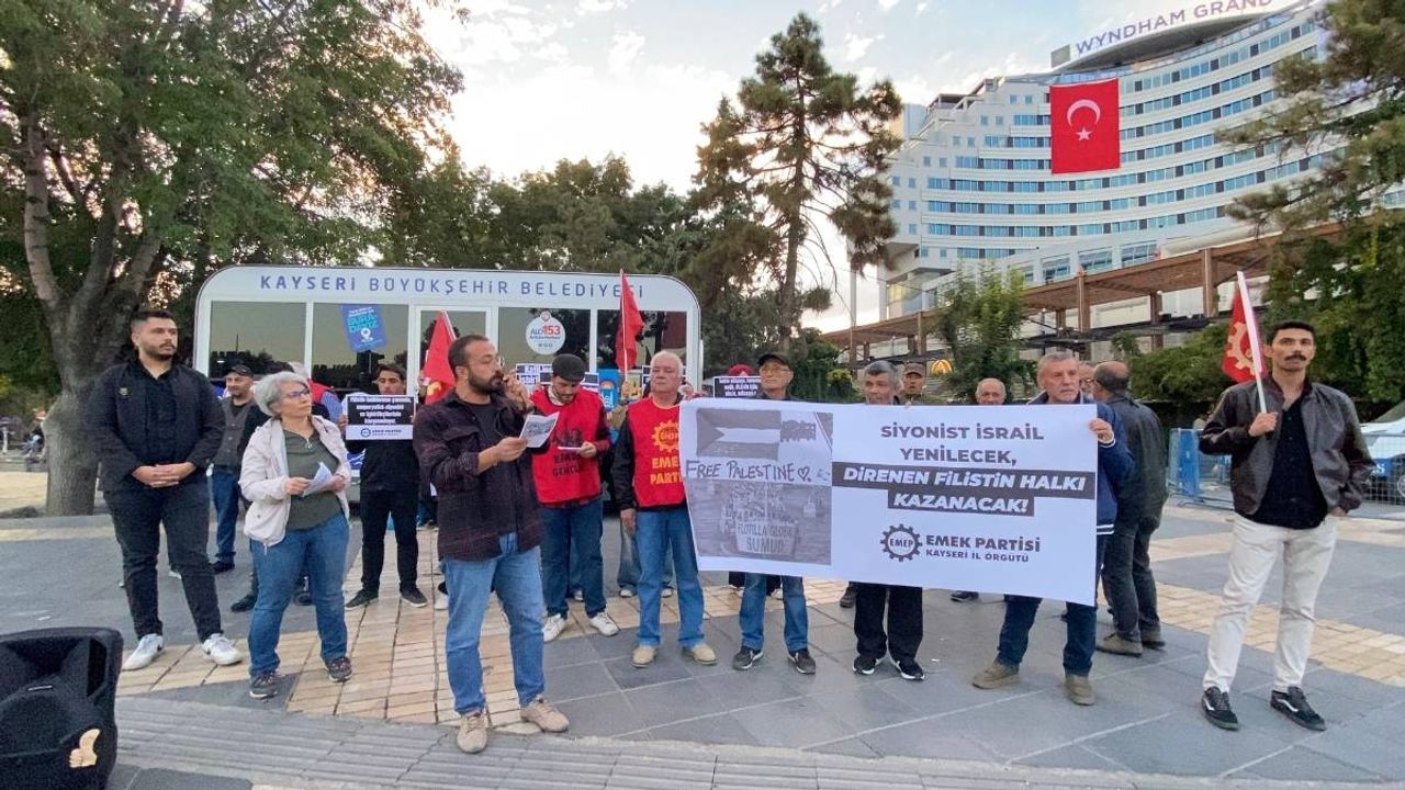 EMEP Kayseri’den Filistin dayanışma çağrısı: Soykırımı halkların mücadelesi durduracak