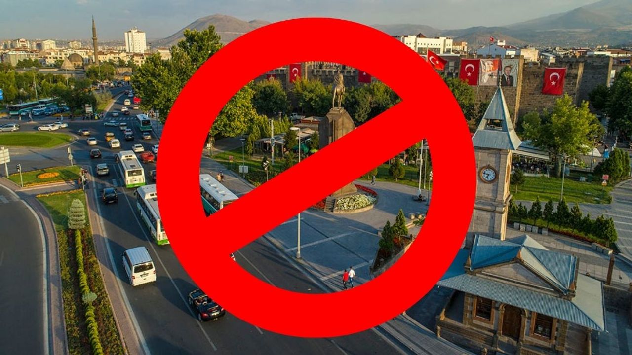 Dikkat yarın Kayseri Cumhuriyet Meydanı trafiğe kapalı olacak!