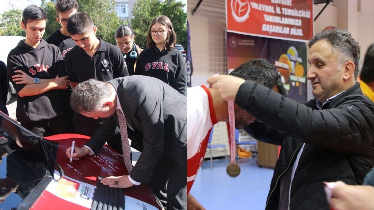 Kayseri Milli Eğitim Müdürü Esen’den eğitime ve spora tam destek
