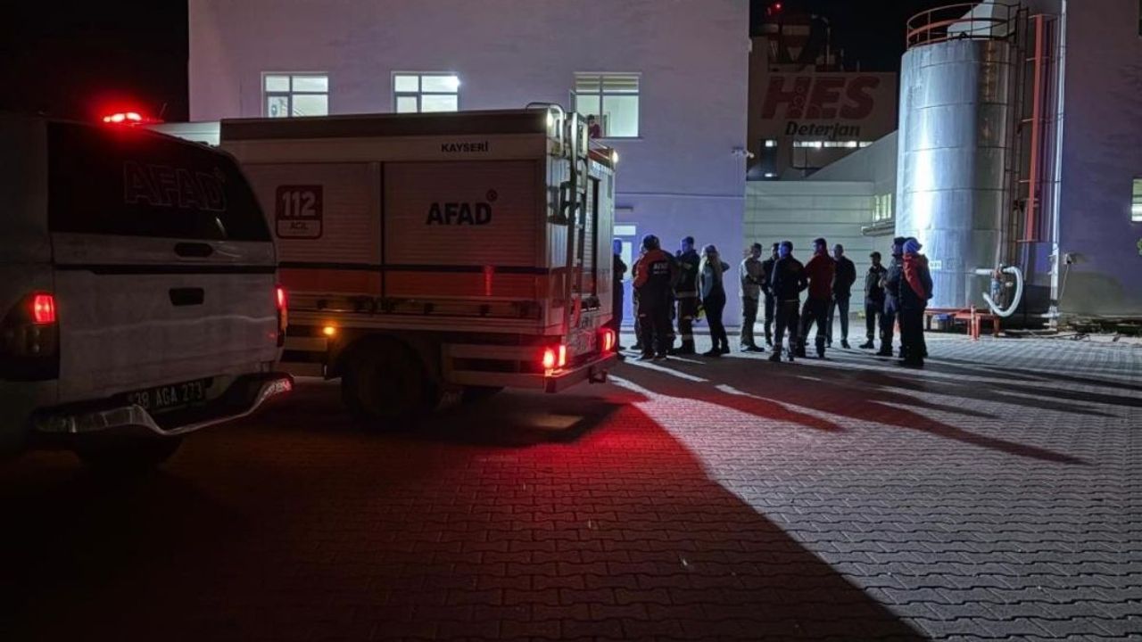 Kayseri OSB’de kimyasal sızıntı ihbarı!
