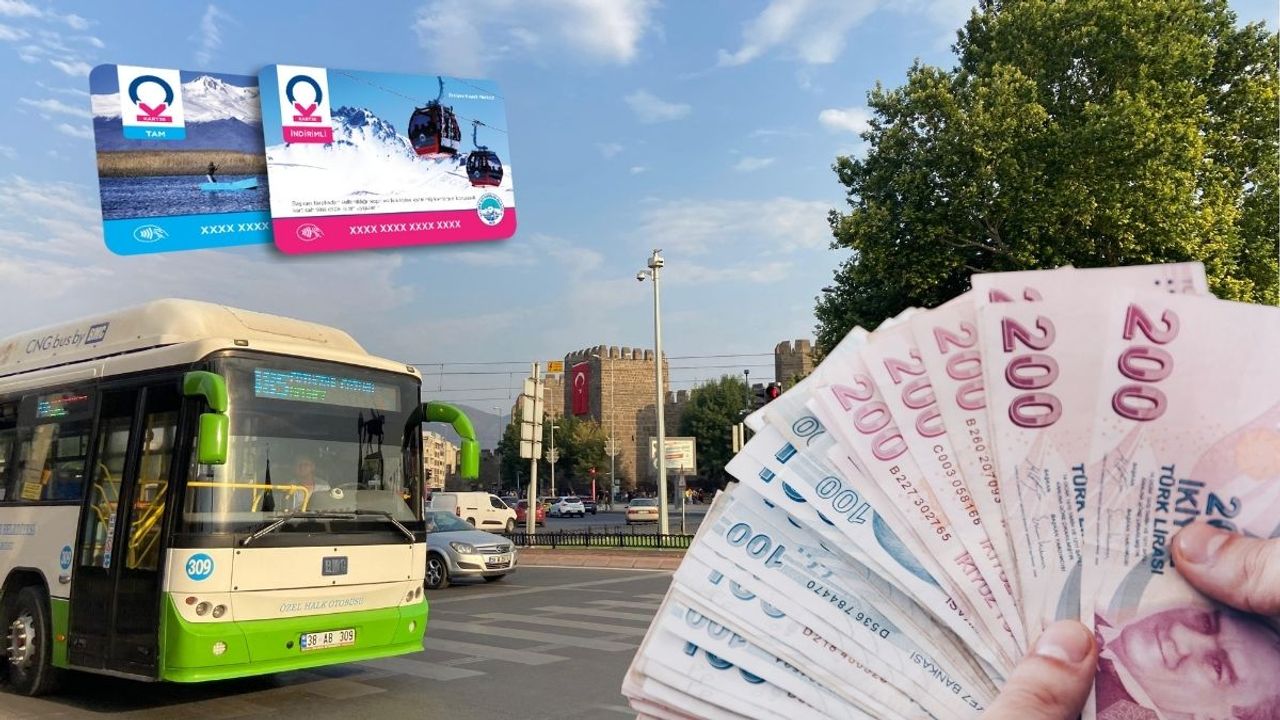 Kayseri’de ulaşıma yüzde 25 zam! İşte güncel fiyat listesi