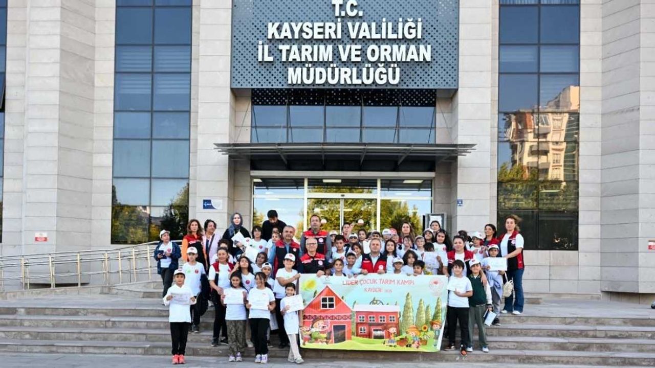 ‘Lider Çocuk Tarım Kampı’ Kayseri’de sona erdi!