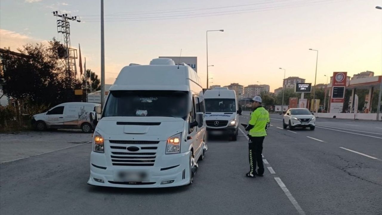 Kayseri'de trafik denetimi: 8 araç men edildi