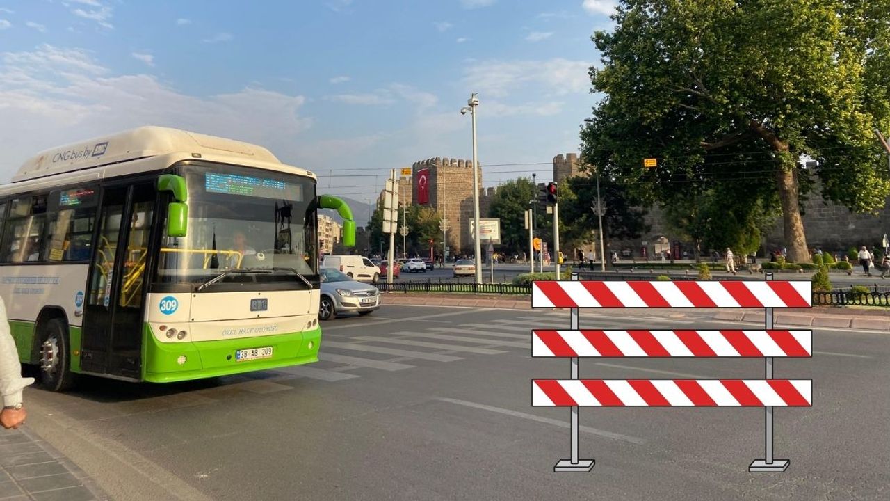 Kayseri’de bu hafta sonu yollar kapanacak otobüs güzergâhları değişecek!