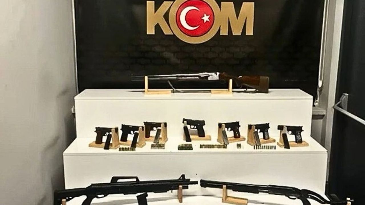 Kayseri’de silah operasyonu: 10 Ruhsatsız silah ele geçirildi