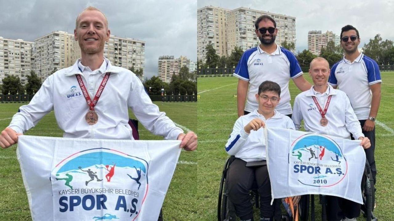 Kayserili sporcu tam 12'den vurdu: Antalya'dan bronz madalyayla döndü