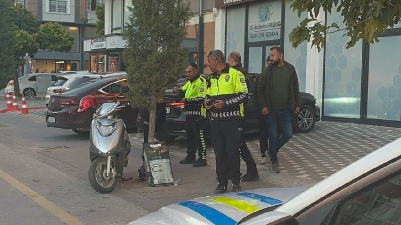 Korkutan kaza! Otomobil ile motosiklet çarpıştı: 1 yaralı