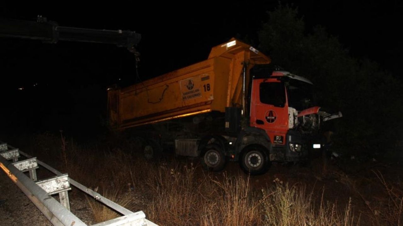 Konya’da kamyon kazası can aldı: 2 ölü 1 yaralı