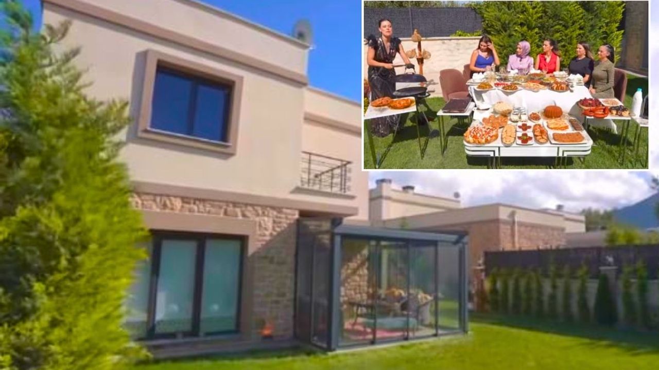 Kayseri'de Gelin Evi'ne katılan İYİ Partili isim milyonluk villasında mangal partisi yaptı!