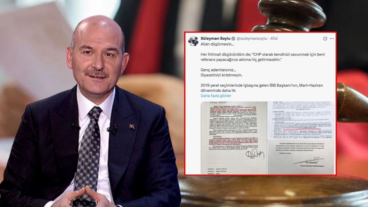 Süleyman Soylu: ‘CHP, savunmasında beni referans gösteriyor’